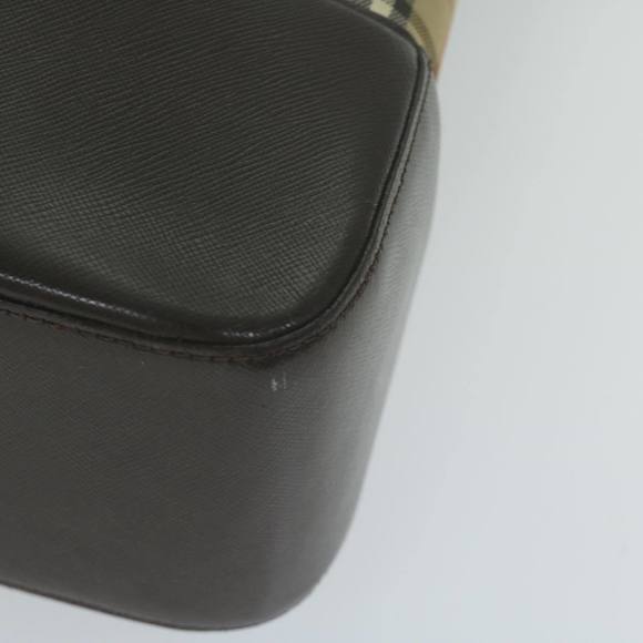 BURBERRY Nova Check Tote Bag Canvas Beige Auth 66489 - Picture 9 of 16